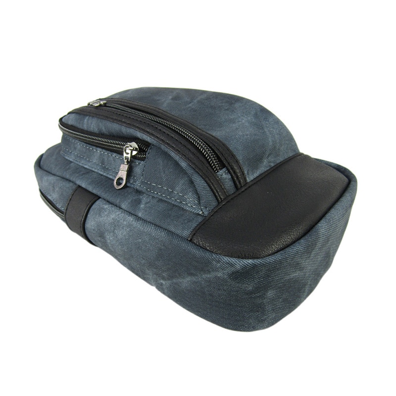 優美社 デニムPUボディバッグ 1856 ネイビー 1本(ご注文単位1本)【直送品】