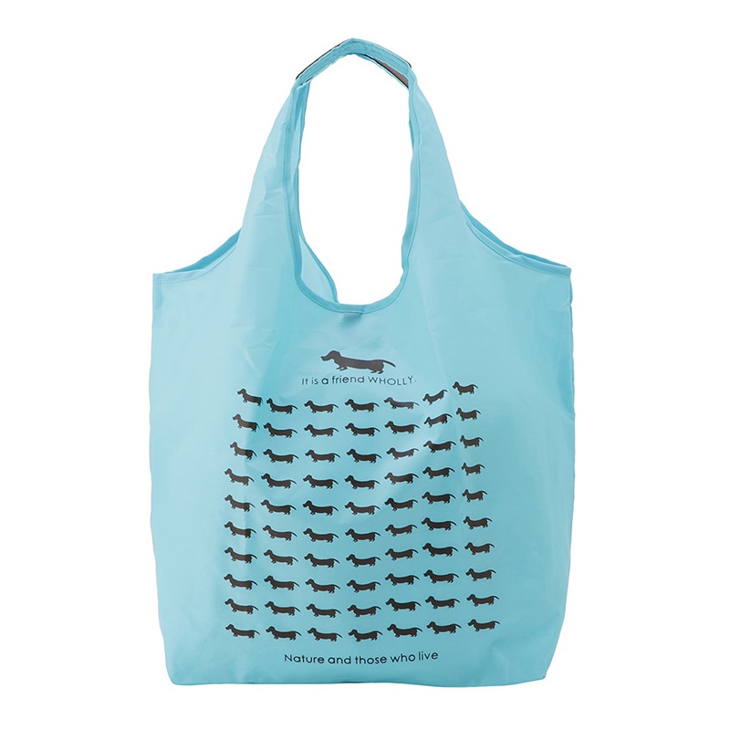 優美社 コンパクトエコバック ウォーリー 3L02-01 ブルー 1個(ご注文単位1個)【直送品】