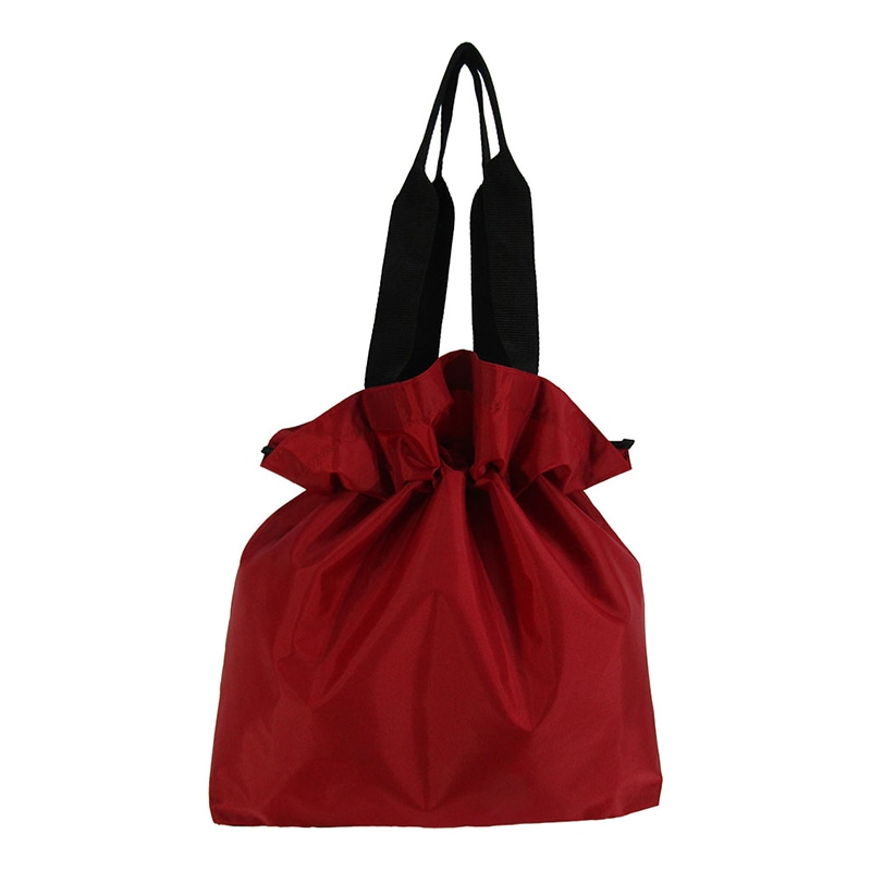 優美社 巾着型エコバッグ 3006 アカ 1個（ご注文単位1個）【直送品】
