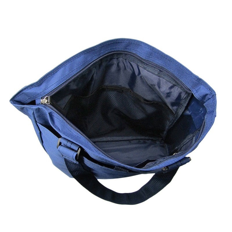 優美社 天ファスナートートバッグ 3975 紺 1個(ご注文単位1個)【直送品】