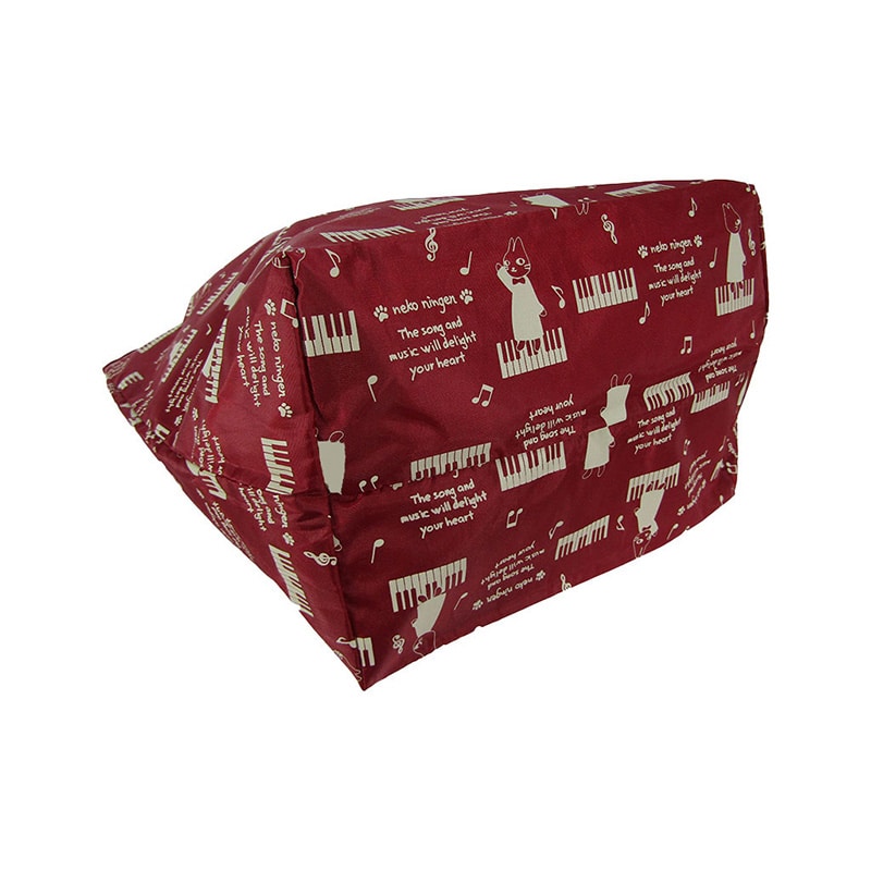 優美社 コンパクトエコバック 4R45 アカ 1個(ご注文単位1個)【直送品】