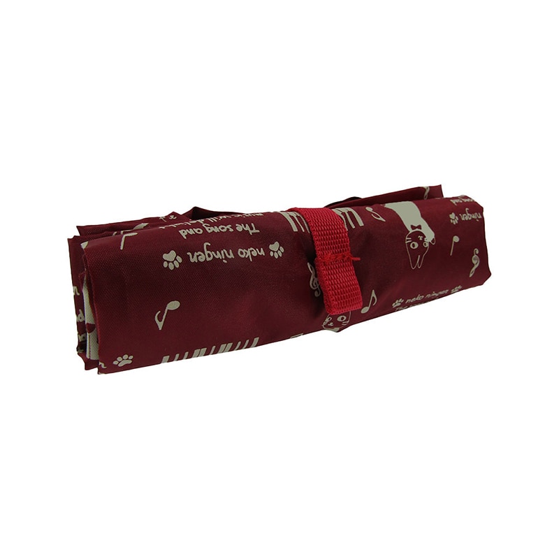 優美社 コンパクトエコバック 4R45 アカ 1個(ご注文単位1個)【直送品】