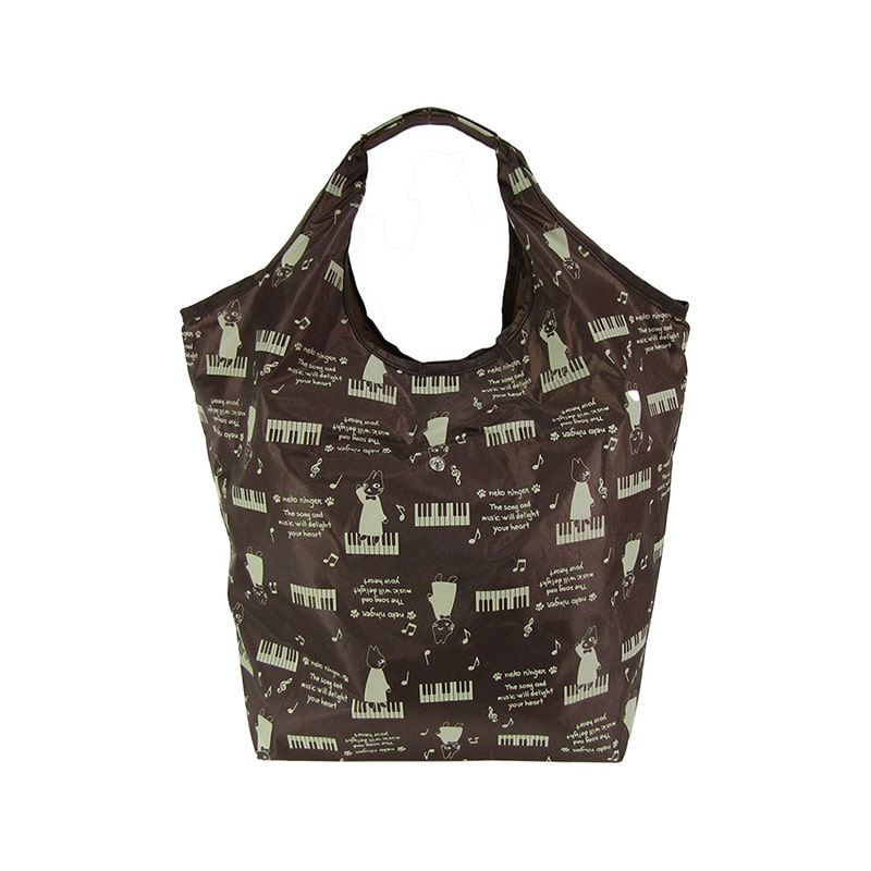 優美社 コンパクトエコバック 4R45 チャ 1個（ご注文単位1個）【直送品】