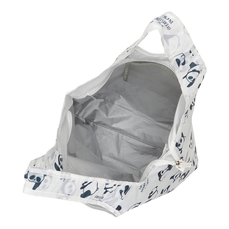 優美社 コンパクト保冷エコバッグ 4321-04 シロ 1個(ご注文単位1個)【直送品】