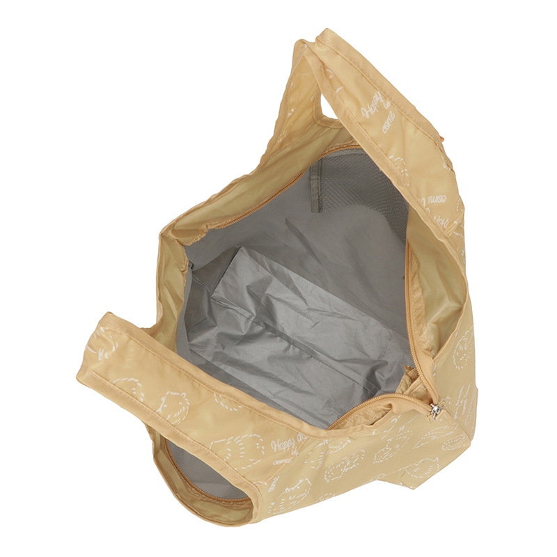 優美社 コンパクト保冷エコバッグ 4321-05 ベージュ 1個(ご注文単位1個)【直送品】