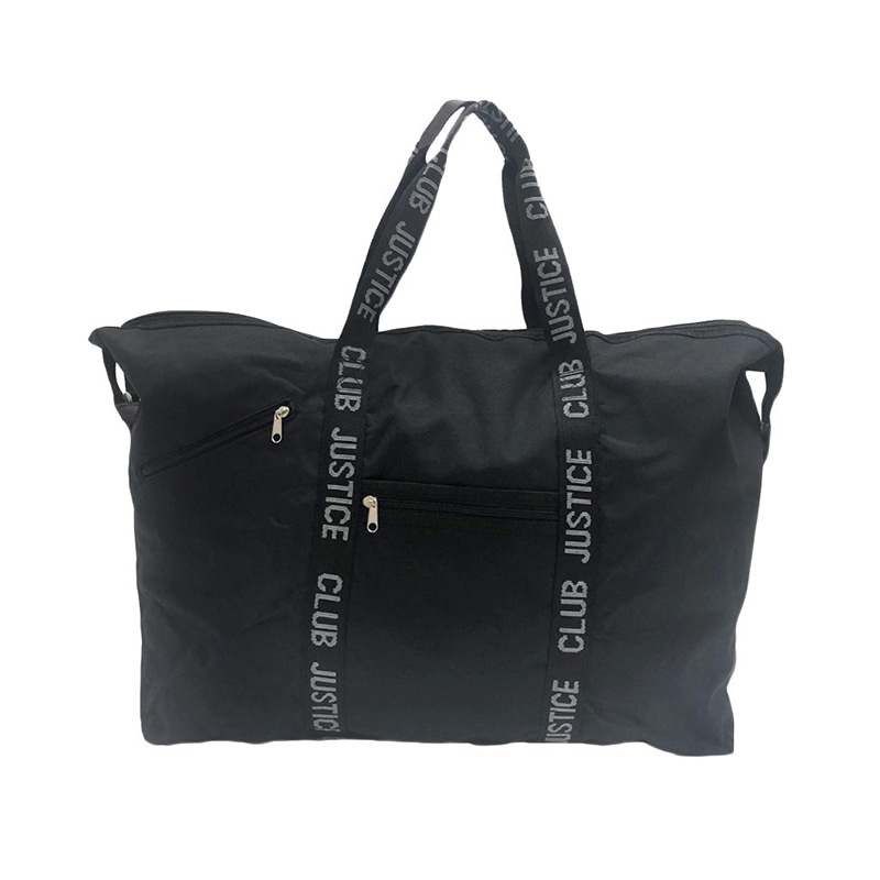 優美社 大容量コンパクトルーズボストンバッグ  3762-01　黒 1個（ご注文単位1個）【直送品】