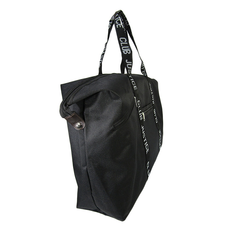 優美社 大容量コンパクトルーズボストンバッグ 3762-01 黒 1個(ご注文単位1個)【直送品】