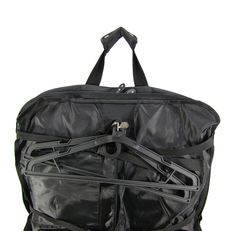 優美社 2WAYガーメントボストンバッグ ハンガー付き 3Y71 クロ 1個(ご注文単位1個)【直送品】