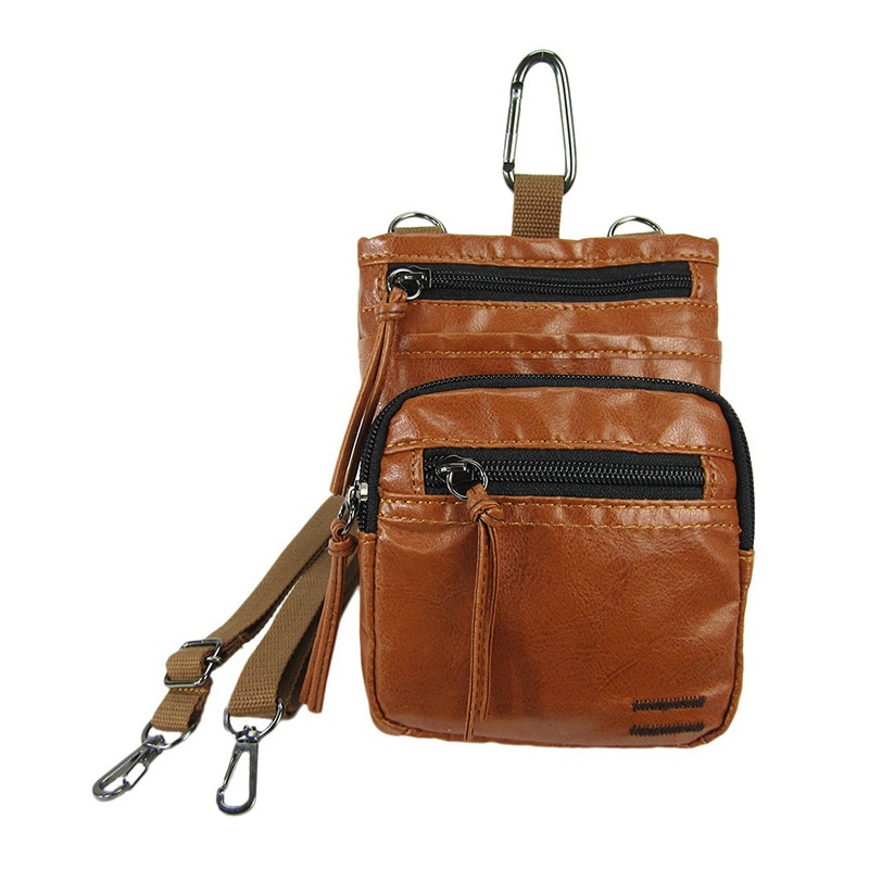 優美社 2WAY　PUシザーバッグ 1737-01 ライトブラウン 1本（ご注文単位1本）【直送品】