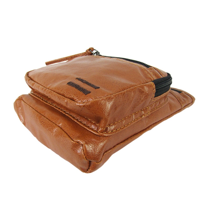 優美社 2WAY PUシザーバッグ 1737-01 ライトブラウン 1本(ご注文単位1本)【直送品】