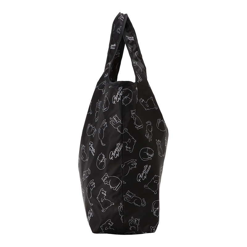 優美社 コンパクト保冷エコバッグ 4321-02 クロ 1個（ご注文単位1個）【直送品】