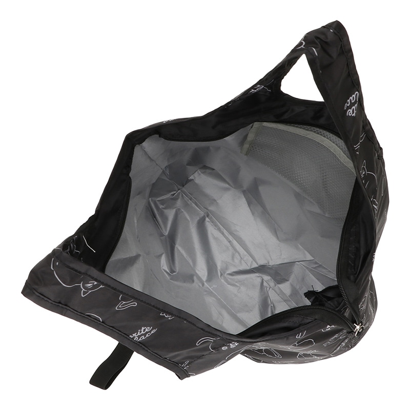 優美社 コンパクト保冷エコバッグ 4321-02 クロ 1個（ご注文単位1個）【直送品】