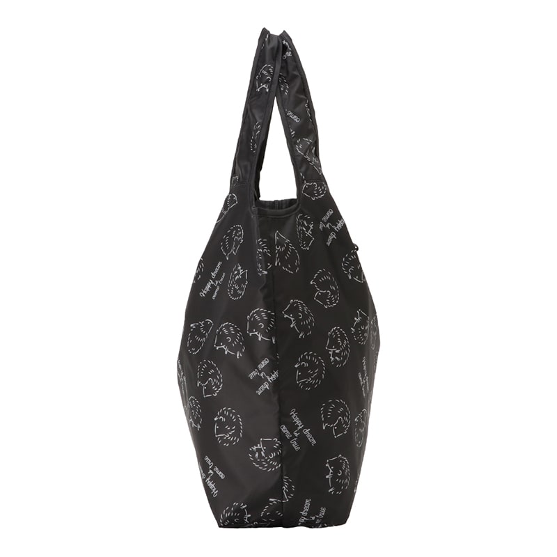 優美社 コンパクト保冷エコバッグ 4321-05 クロ 1個(ご注文単位1個)【直送品】