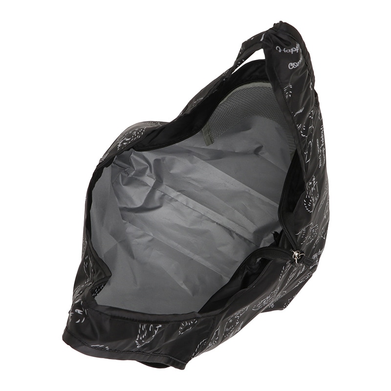 優美社 コンパクト保冷エコバッグ 4321-05 クロ 1個(ご注文単位1個)【直送品】