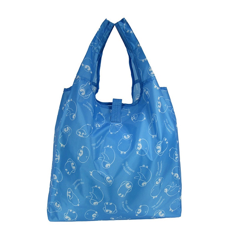 優美社 コンパクトエコバッグ 4324-06 ブルー 1個（ご注文単位1個）【直送品】