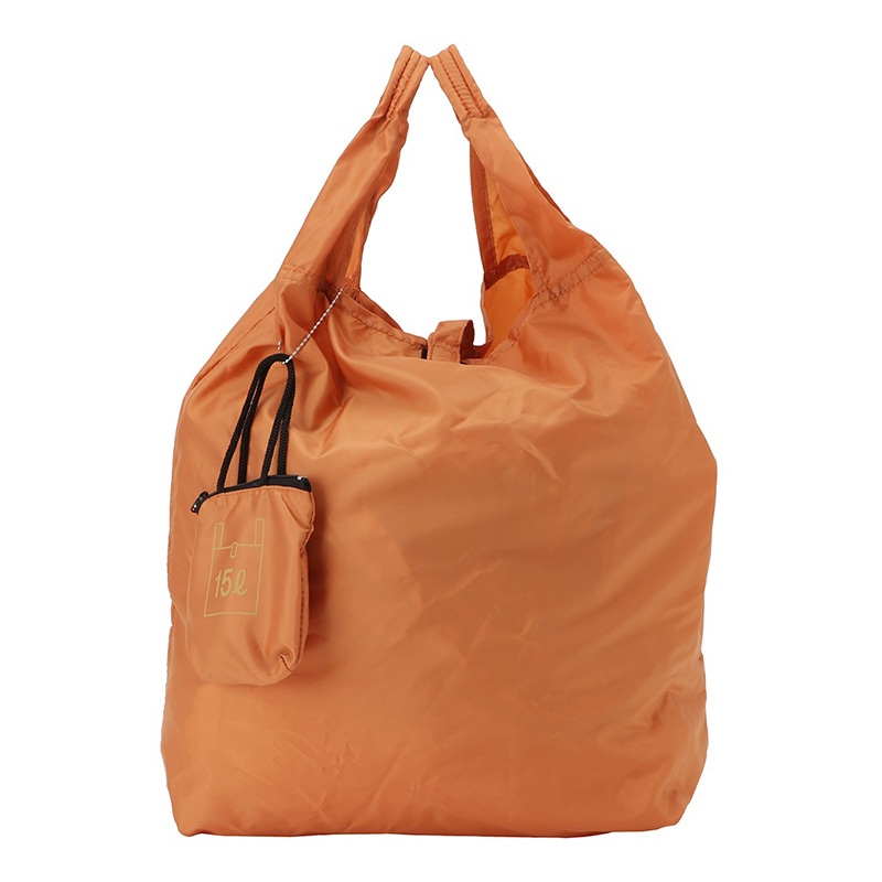 優美社 コンパクトエコバッグ 9017 オレンジ 1個（ご注文単位1個）【直送品】