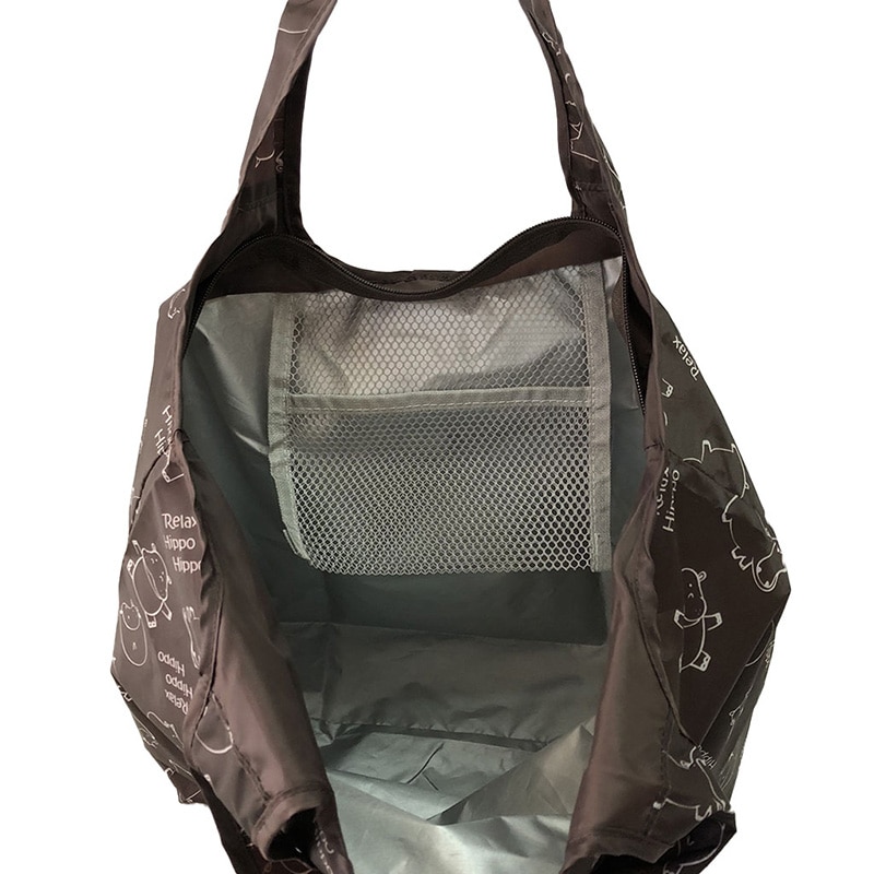 優美社 コンパクト保冷エコバッグ 4321-07 チャ 1個(ご注文単位1個)【直送品】