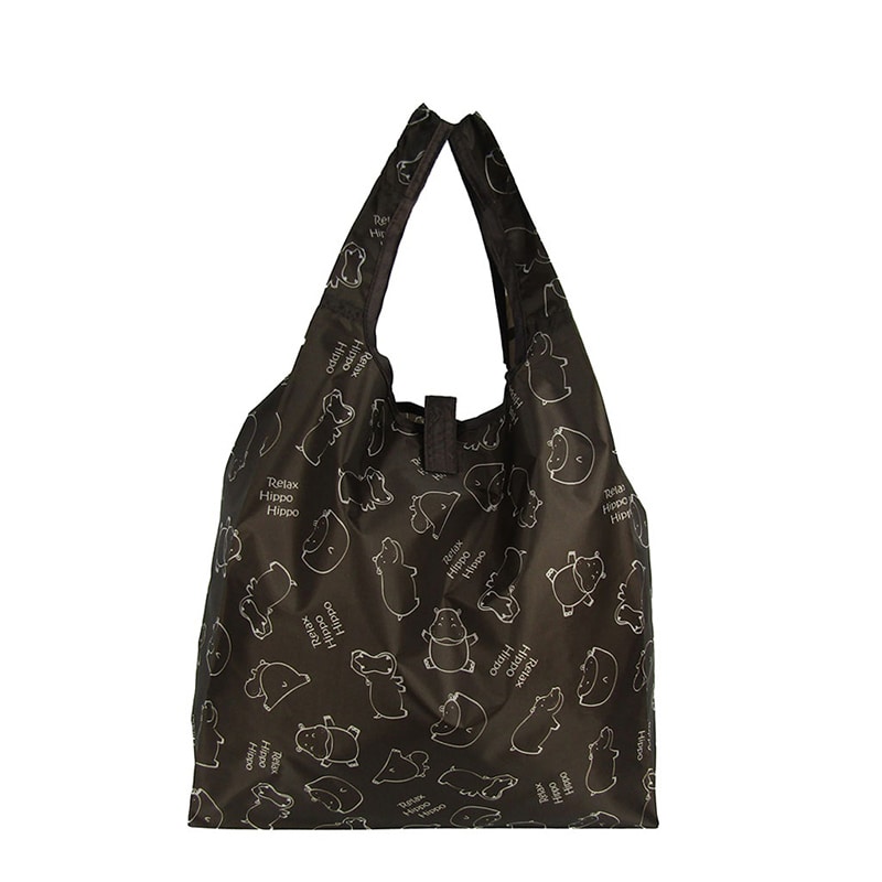 優美社 コンパクトエコバッグ 4324-07 チャ 1個（ご注文単位1個）【直送品】