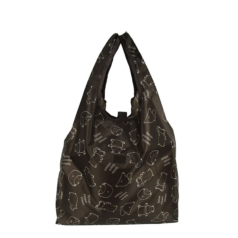 優美社 コンパクトエコバッグ 4324-07 チャ 1個（ご注文単位1個）【直送品】