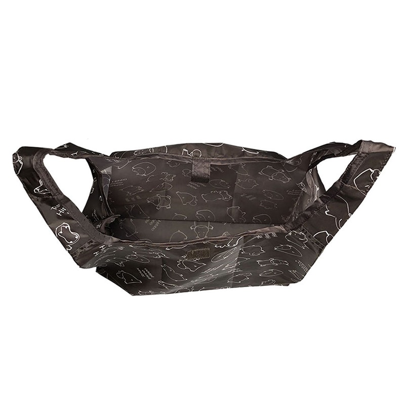 優美社 コンパクトエコバッグ 4324-07 チャ 1個（ご注文単位1個）【直送品】