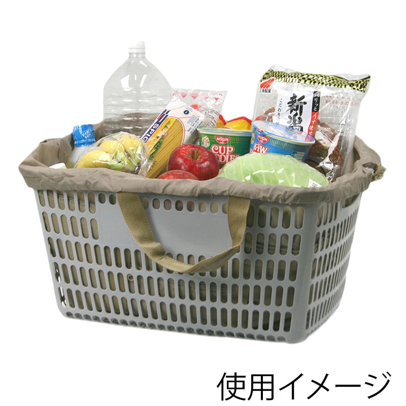 優美社 保冷レジカゴバッグ 3486-01 ベージュ 1個(ご注文単位1個)【直送品】