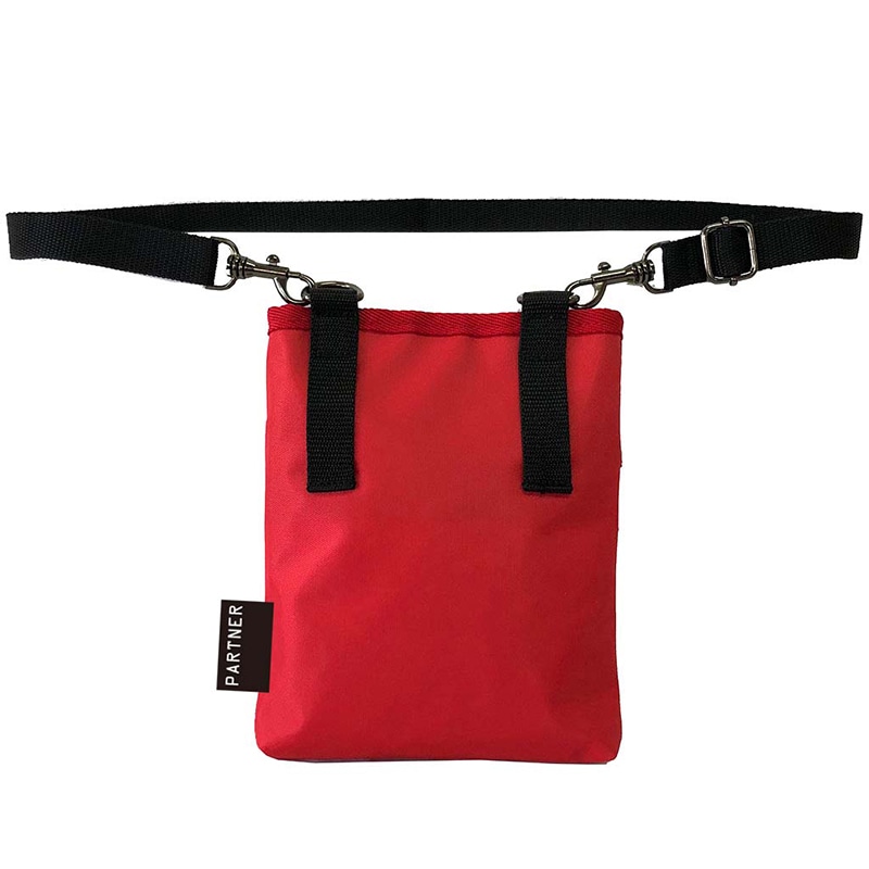 優美社 多機能2WAYウエストポーチ 1696-02 赤 1個(ご注文単位1個)【直送品】
