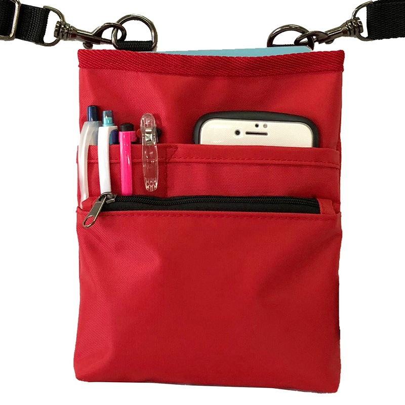 優美社 多機能2WAYウエストポーチ 1696-02 赤 1個(ご注文単位1個)【直送品】