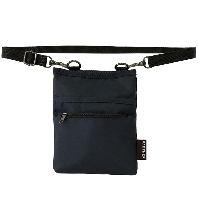 優美社 多機能2WAYウエストポーチ 1696-02 紺 1個（ご注文単位1個）【直送品】