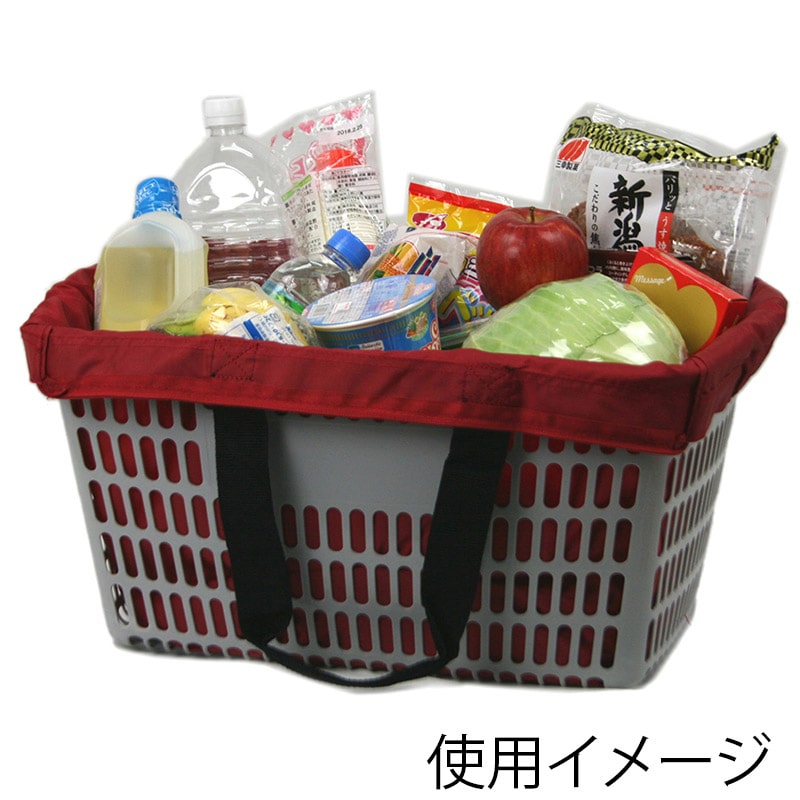 優美社 レジカゴバッグ  3479-01　アカ 1個（ご注文単位1個）【直送品】