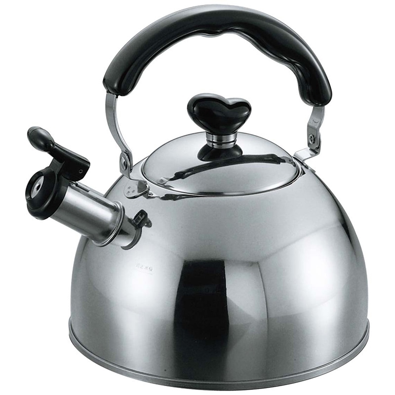 18-8エクセレントシェフIH笛吹きケットル2.5L1個(ご注文単位1個)【直送品】