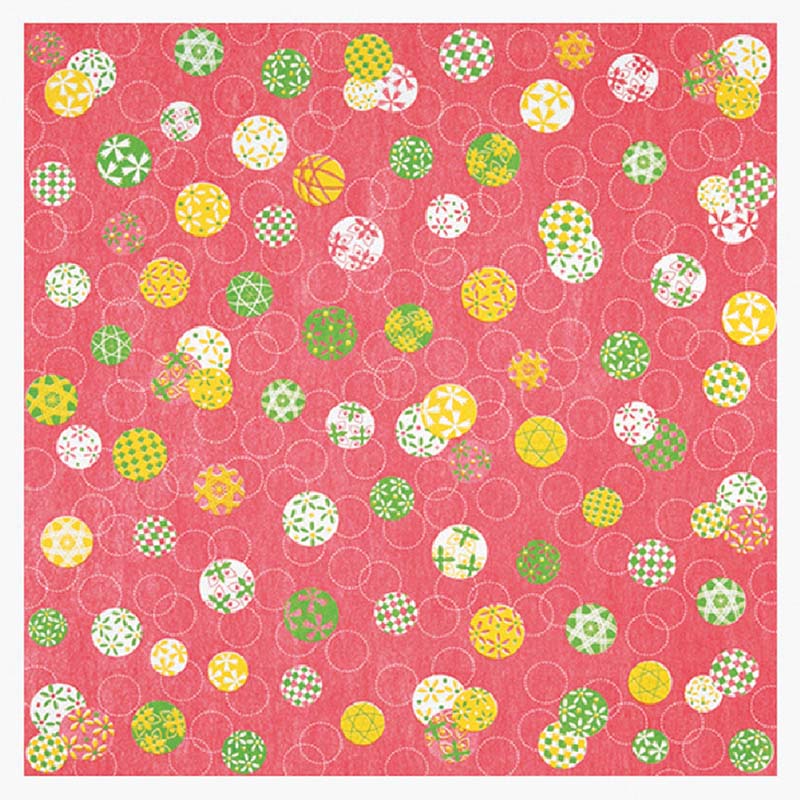 三景 不織布風呂敷　ア・ラ・カルト　てまり 730×750 400181 200枚/袋（ご注文単位1袋）【直送品】