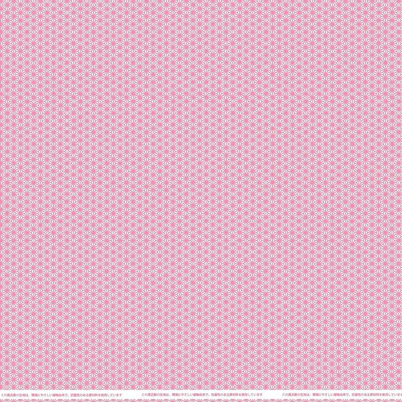 三景 不織布風呂敷　エコレーン　900　麻の葉 ピンク 450212 100枚/袋（ご注文単位1袋）【直送品】