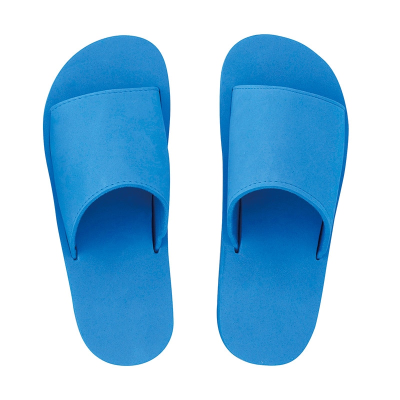 テンダイ EVAサンダル Lサイズ　ブルー A123072 1組（ご注文単位4組）【直送品】