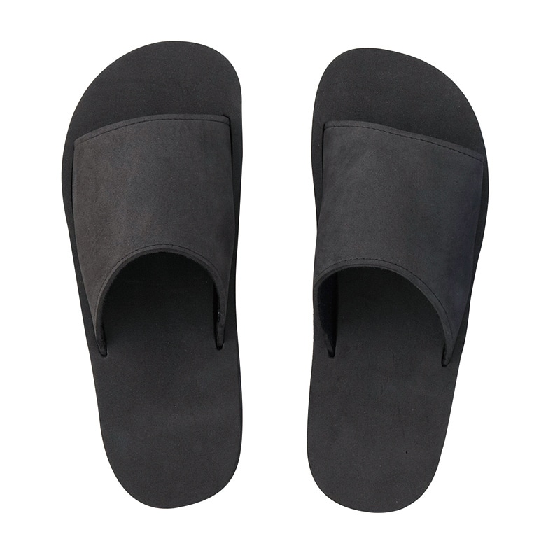 テンダイ EVAサンダル Lサイズ　ブラック A123073 1組（ご注文単位4組）【直送品】