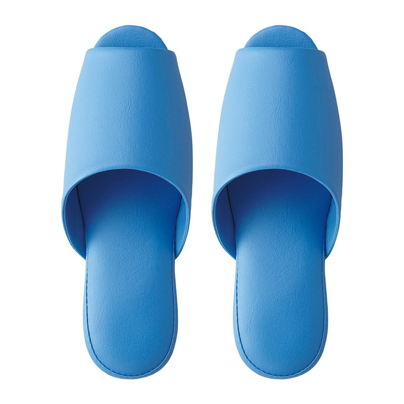 テンダイ ベーシックスリッパ M スカイブルー 969415 1組（ご注文単位4組）【直送品】