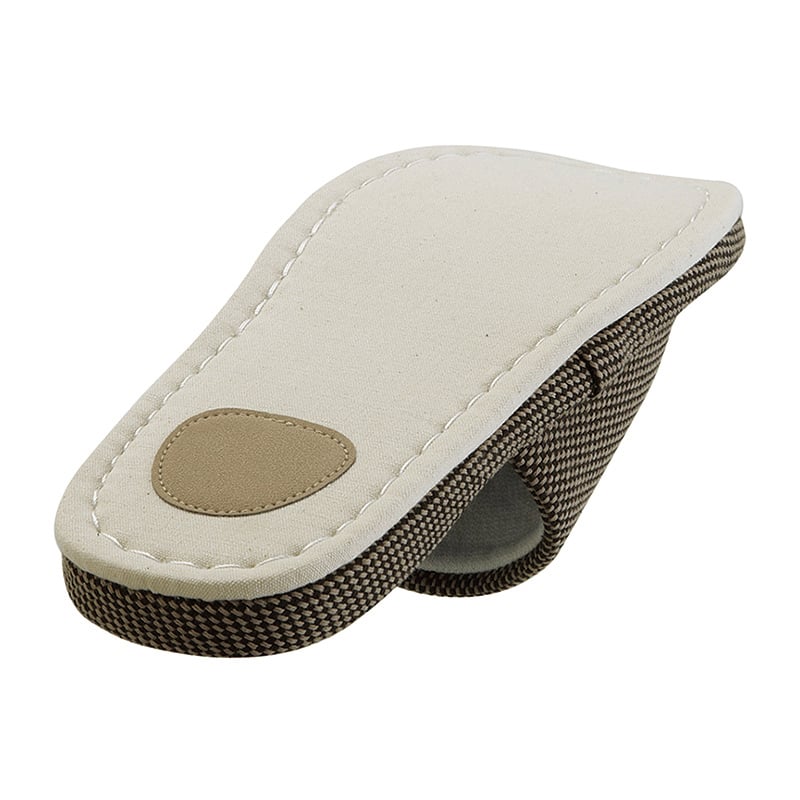 テンダイ 先染め外縫いスリッパ L ブラウン 213725 1組(ご注文単位4組)【直送品】