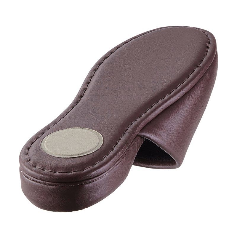 テンダイ シボナシレザースリッパ 5足組 L ダークブラウン 603266 1組(ご注文単位1組)【直送品】