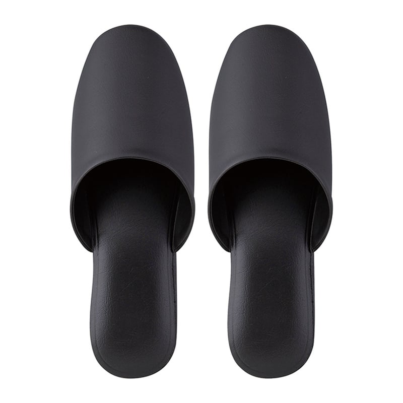 テンダイ スマートビニールスリッパ 5足組 ブラック 4654853 1パック（ご注文単位1パック）【直送品】