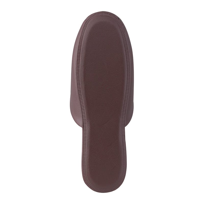 テンダイ スマートビニールスリッパ 5足組 ダークブラウン 4654862 1パック(ご注文単位1パック)【直送品】