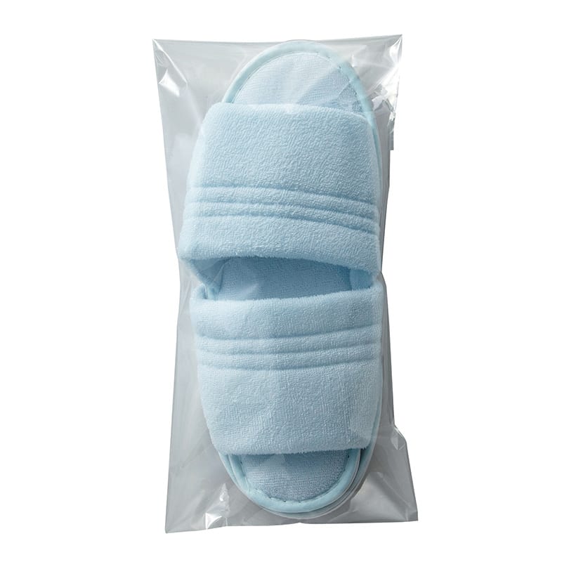 テンダイ 使い捨てパイルスリッパ 5足組 ブルー 8432156 1パック（ご注文単位2パック）【直送品】