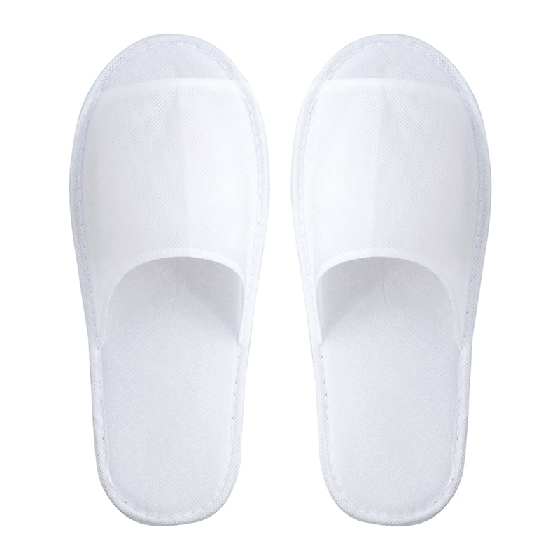 テンダイ 不織布使いきりスリッパ 前あき 10足組 P434036 1パック（ご注文単位2パック）【直送品】