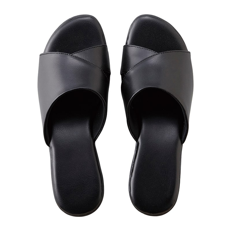 テンダイ ヒールオフィスサンダル クロス L P434053 1組（ご注文単位2組）【直送品】