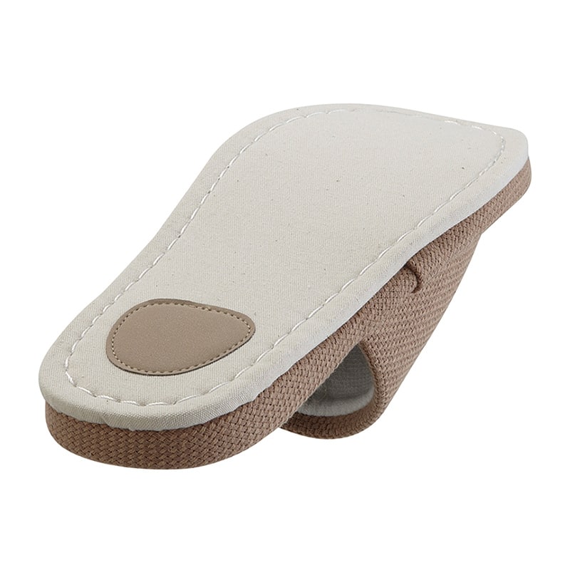 テンダイ 先染め外縫いスリッパ L ライトブラウン X702367 1組(ご注文単位4組)【直送品】