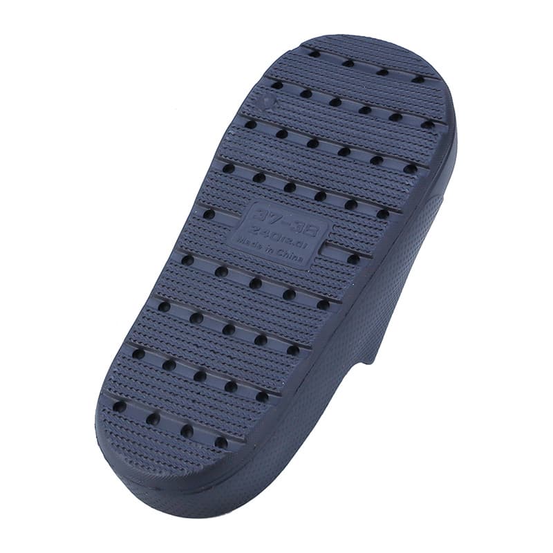 テンダイ スライドサンダル M ブラック 578318 1組（ご注文単位4組）【直送品】