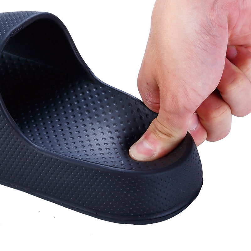 テンダイ スライドサンダル M ブラック 578318 1組（ご注文単位4組）【直送品】