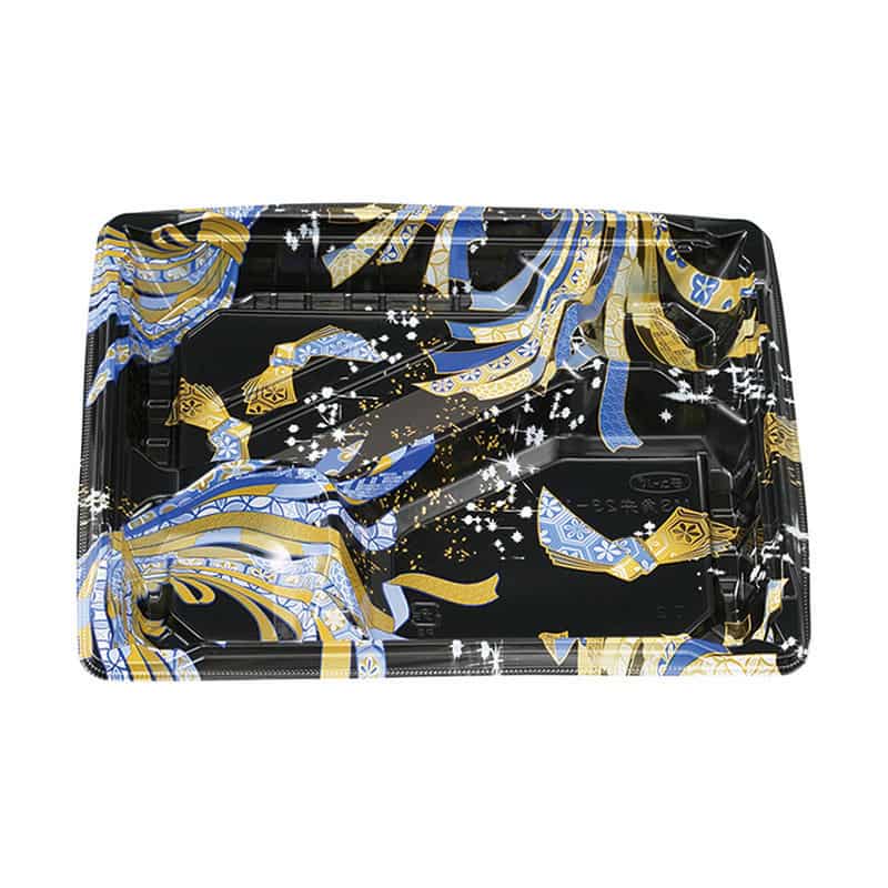 エフピコチューパ 弁当容器 MS角弁 本体 23-19-1 むすび青 CP570526 50枚/袋（ご注文単位12袋）【直送品】