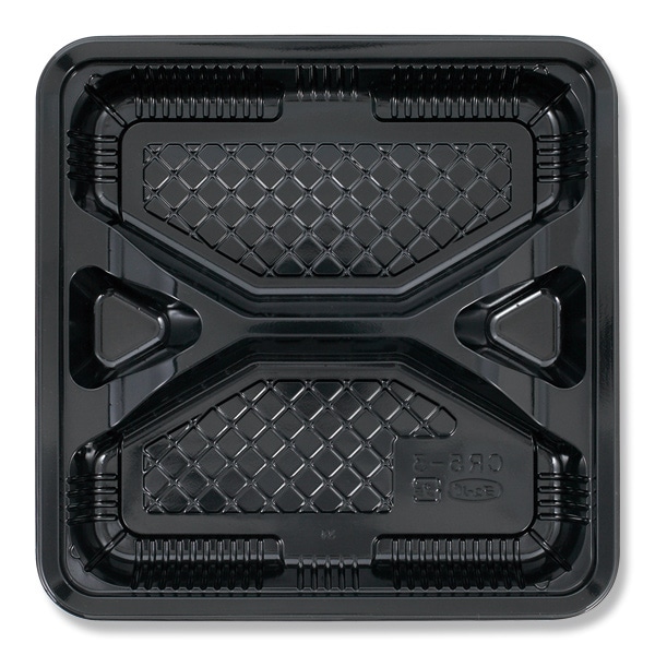 エフピコチューパ 弁当容器 CR-5-3 本体 黒 50枚/袋