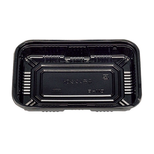 エフピコチューパ 弁当容器 CM-8 本体 黒 50枚/袋(ご注文単位10袋)【直送品】