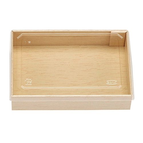 エフピコチューパ 木製折箱容器 和器 蓋付 1合折 20個/袋(ご注文単位8袋)【直送品】