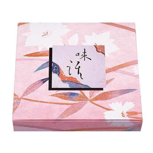 エフピコチューパ 仕出し弁当容器 紙ボックス 一体型 80-80 味話 50枚/袋(ご注文単位6袋)【直送品】
